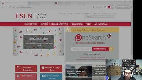 How to use CSUN Library Databases