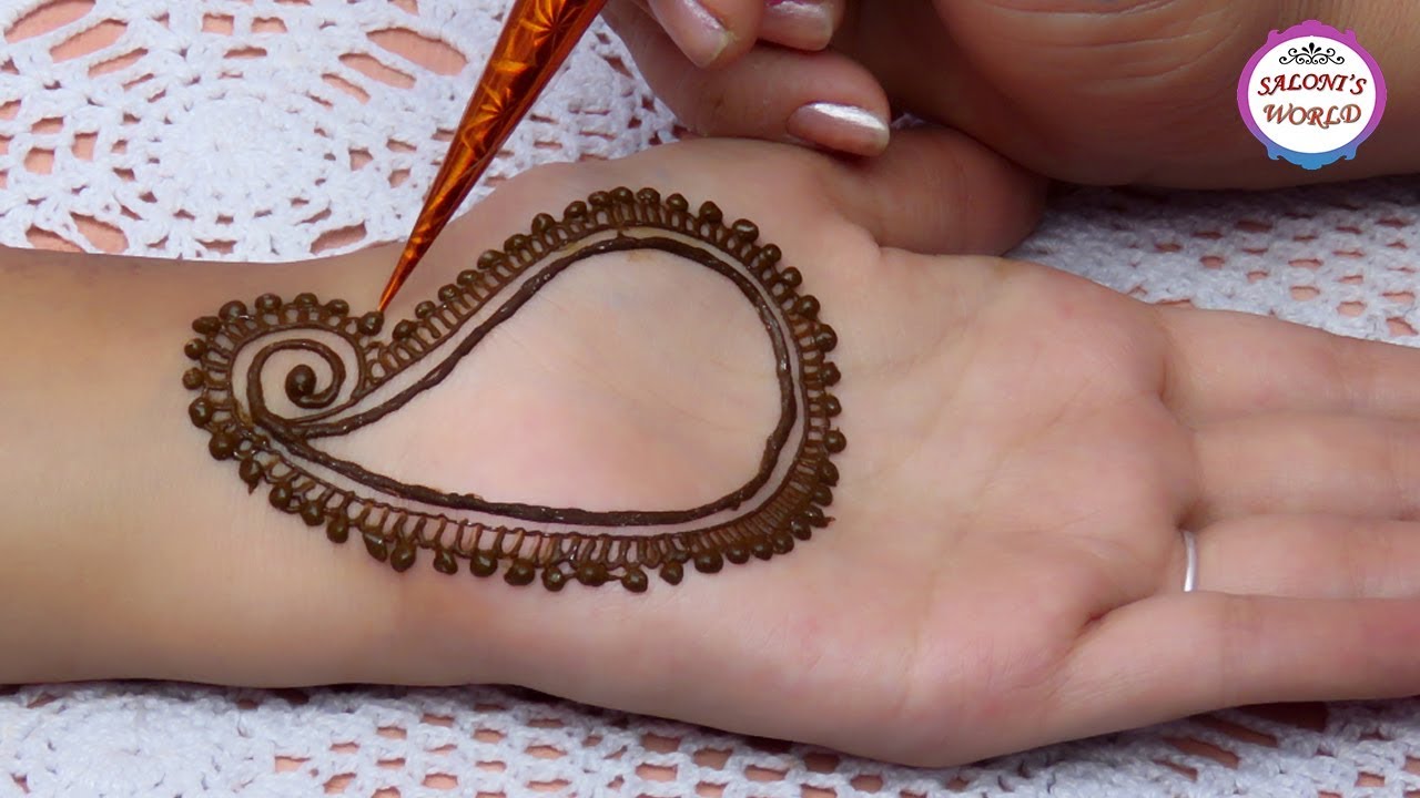 Easy Simple Mehndi Designs For Hands Step By Step Tutorial By