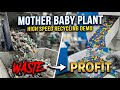 Turn Waste into Profit | Amazing Plastic Recycling Process! ♻️ Mother Baby Granule Machine in Action