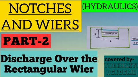 Discharge Over A Rectangular Notch ( Fluid Mechanics)