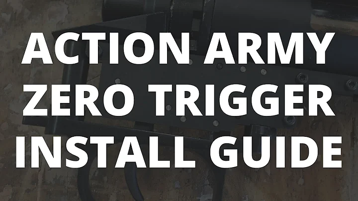 Action Army VSR-10 Zero Trigger Install + Warning!