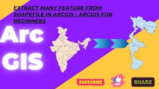 Extract many feature from ShapefIle In ArcGIS - ArcGIS for BegInners.#arcgis #education #remotework