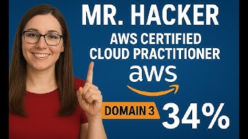 Mr. Hacker | AWS Certified Cloud Practitioner | Domain 3 Cloud Technology and Services (34%)