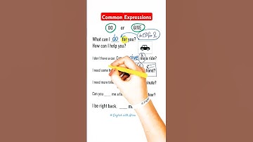 #DO or #GIVE #phrases #englishwithalina  #easy #ESL #English #expressions #teacher #teaching #TESOL