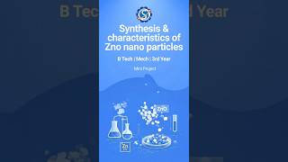 Zinc Oxide Nanoparticles Project | Nanotechnology Student Research | SITS Mechanical Project