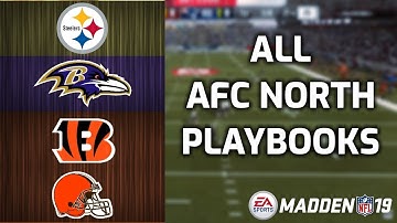 Madden 19 AFC North Offensive Playbook Changes and ALL Formations
