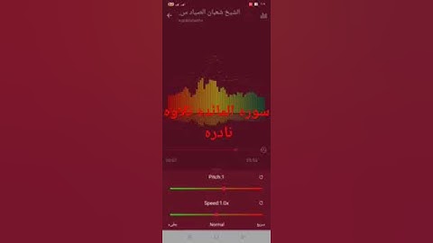 سوره المائده تلاوه نادره الشيخ توفيق