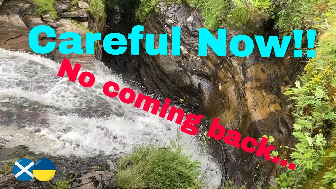 10 km Killin Old Railway Hike + Spectacular Waterfall! Scotland's Super Scenery. ASMR?