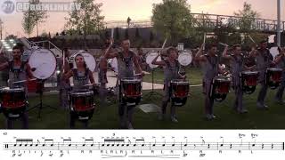 Santa Clara Vanguard DCI 2019 Drum Break and Closer (Early Season) - Learn The Beats (Multi-Cam) chords