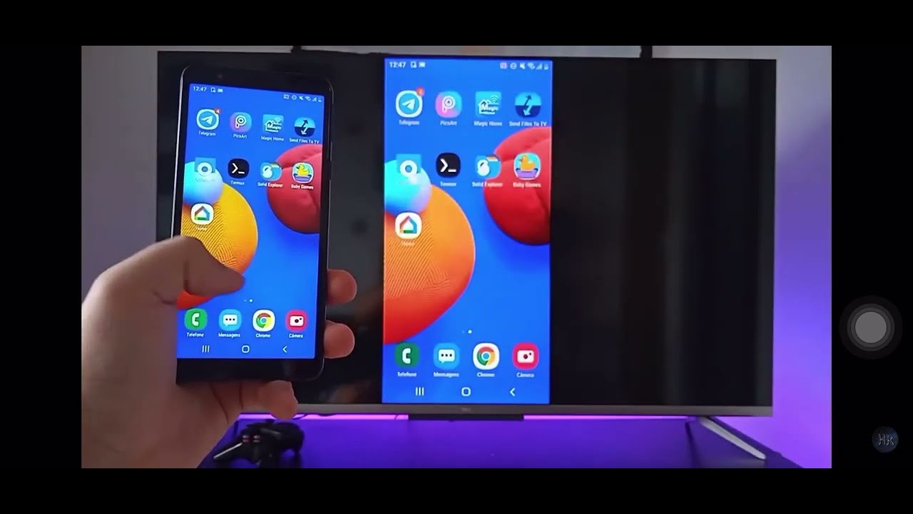 Como transmitir imagem do celular para tv - YouTube