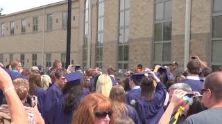 Wellston High School 2013 Graduation cap throw 00020