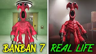 Garten of BanBan 7 😱 GAME vs REAL LIFE All Monsters Comparison