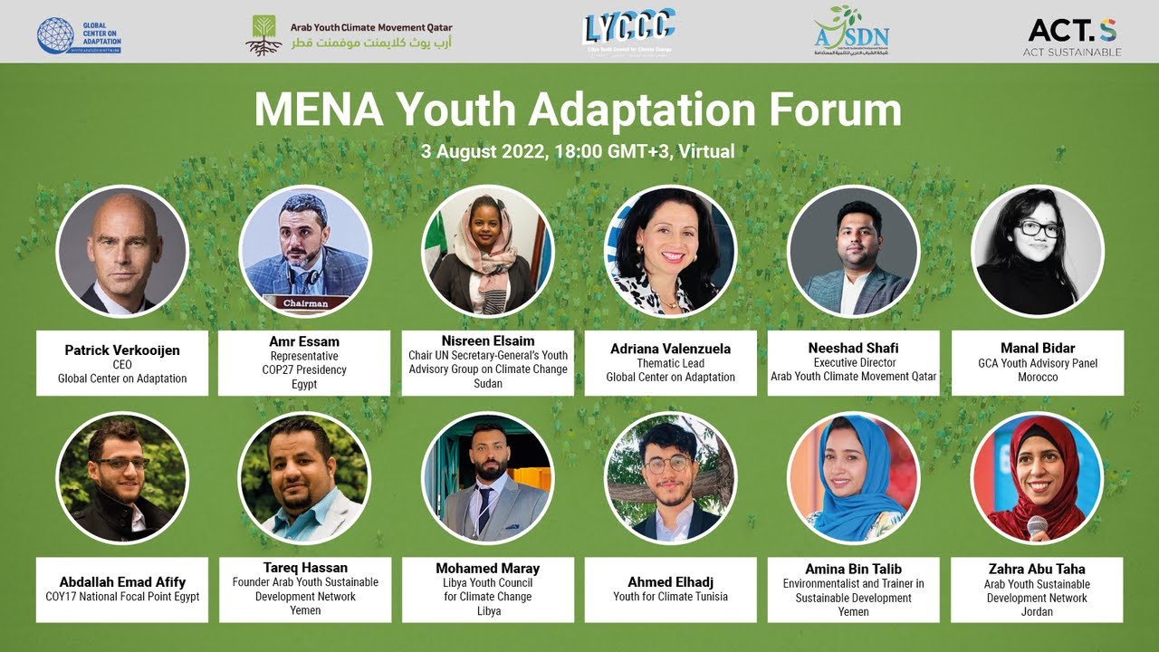 MENA Youth Adaptation Forum (Livestream)