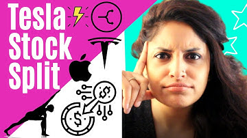 What is a stock split? The Tesla and Apple STOCK SPLIT?!