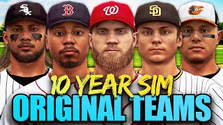i put every player back on the team that drafted them & simmed 10 years.... a CRAZY dynasty happens!