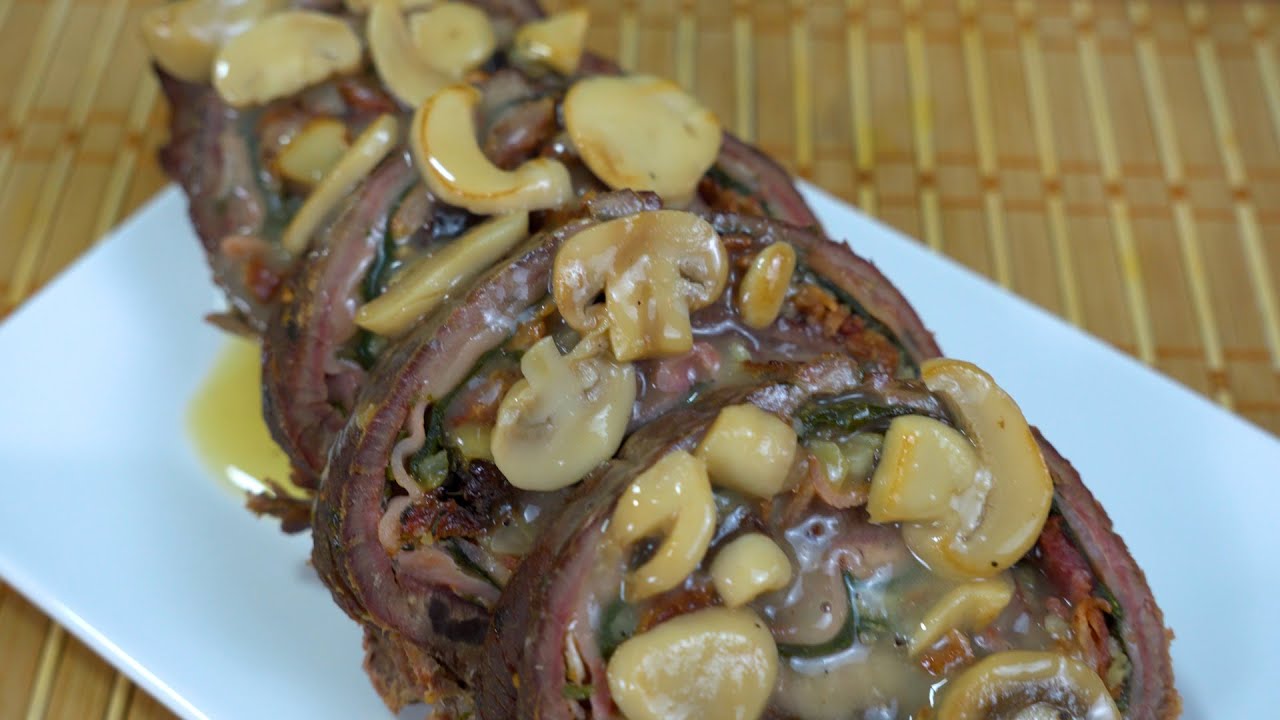 ROLLO NAVIDEÑO DE CARNE DE RES/recetas para toda ocasión - YouTube