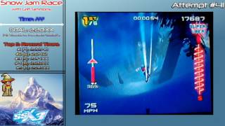 SSX 3 Griff Gameplay: Snow Jam Race (NMG) PB Run - 2:20.90 - Personal Best - July 14, 2017