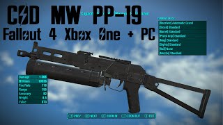 COD MW PP-19 Mod Fallout 4 Xbox One (XB1) And PC #Fallout4 #Fallout4Mods #PP19 COD MW PP-19 Mod Fallout 4 Xbox One (XB1) And PC #Fallout4 #Fallout4Mods #PP19