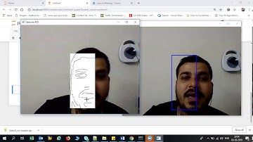 Draw rectangle from webcam and sketch process it on a live feed