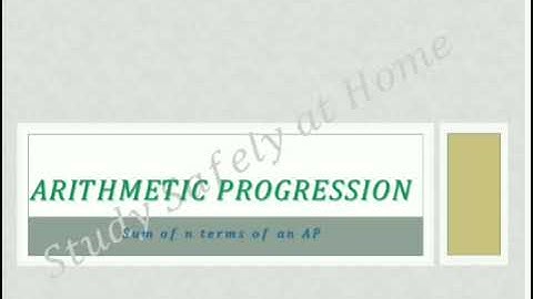 Arithmetic progression. Class 10 Mathematics. Exercise 1.3 .Q 8