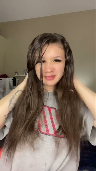 Her attempt at a hair tutorial 🙄 TikTok   edit lil mammiii