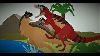 Megaraptor Vs Carnotaurus! Jurassic Dinosaur Battle!