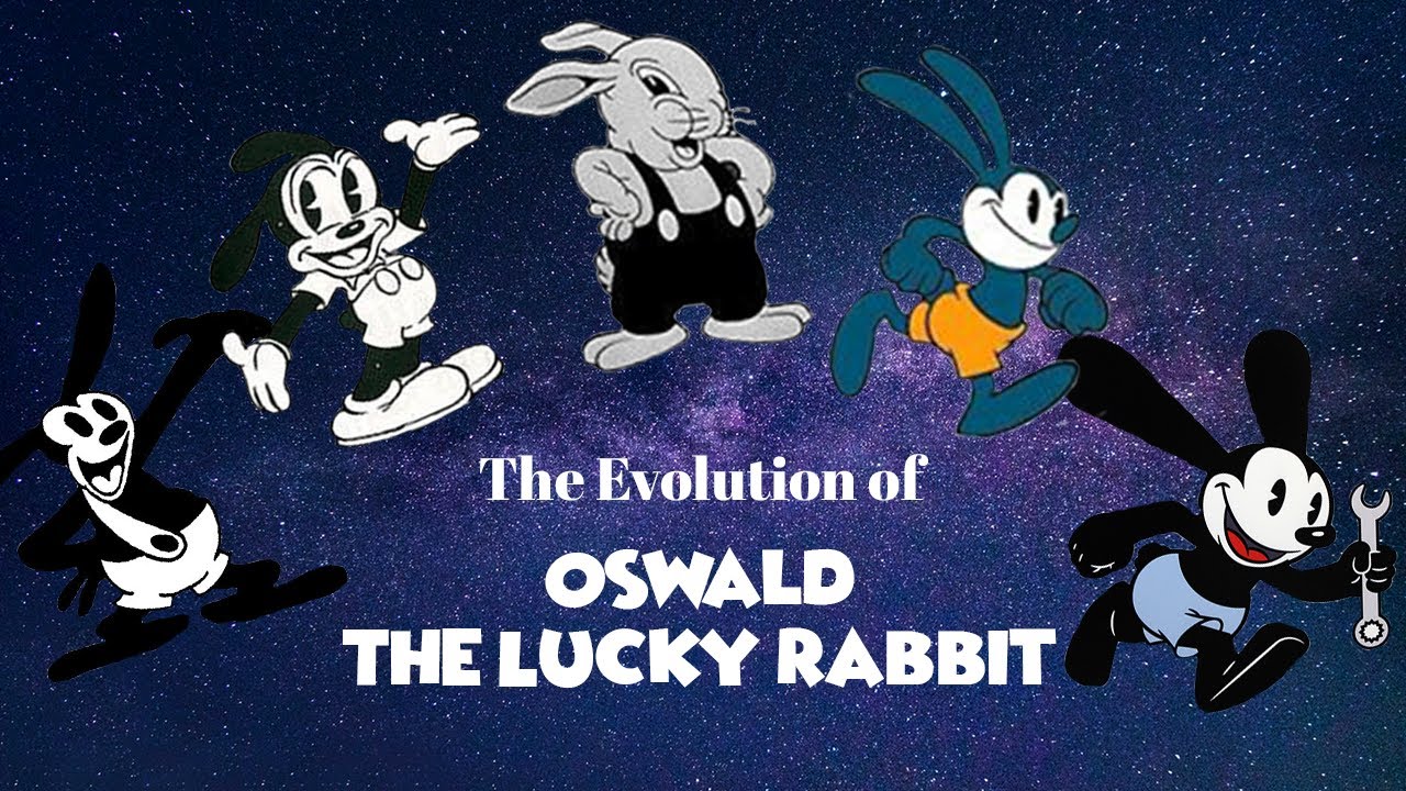 I proudly present to you the Evolution of Oswald the Lucky Rabbit, from the...