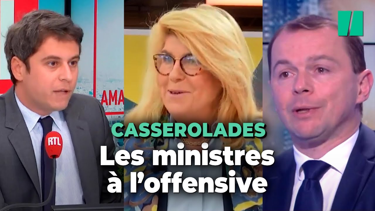 Le gouvernement fustige « les concerts de casseroles » et vise les « militants d’ultragauche »