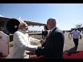 PM Modi  arrives to a warm welcome in Tel Aviv, Israel