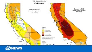 Half of California freed from drought after back-to-back storms drench state, report shows