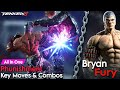 Bryan Fury All in 1 Guide for Tekken 8