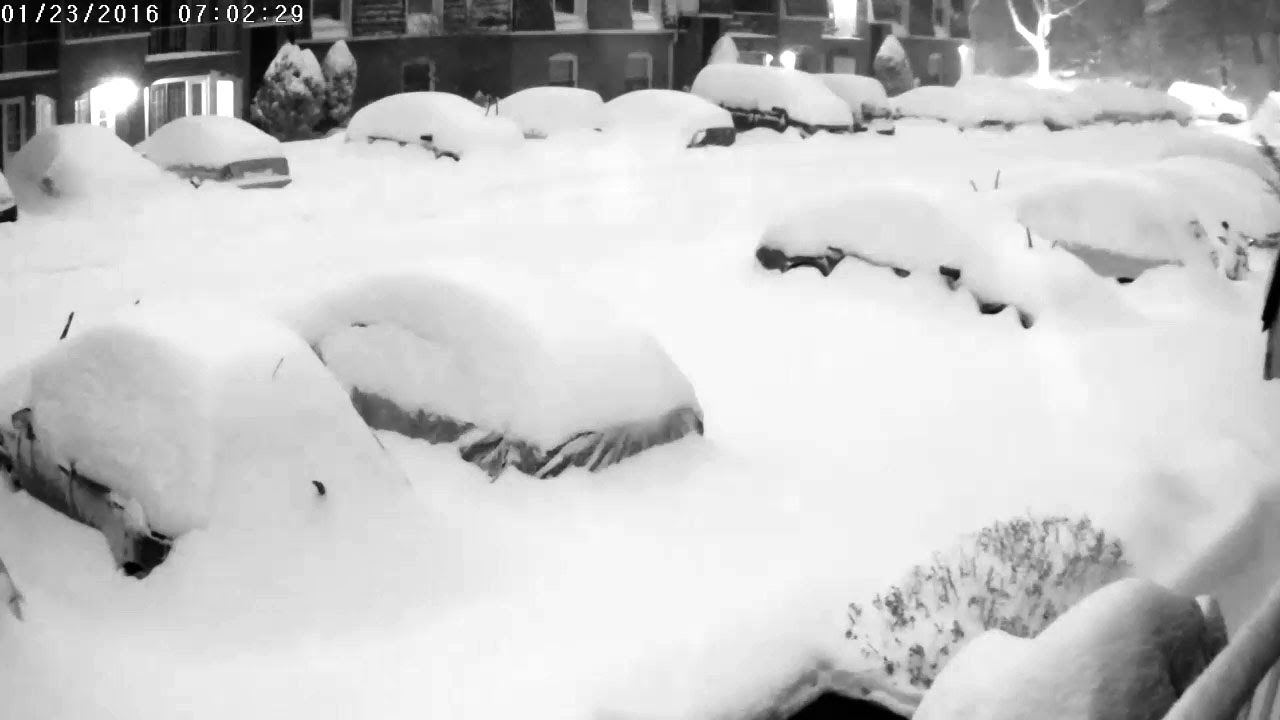 Time Lapse of Blizzard 2016 - YouTube