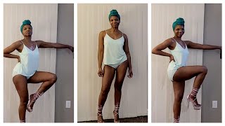 High Heels and Hanes Outfit in New Workout Video|Dropping Soon|Slimgirl Thickgirl