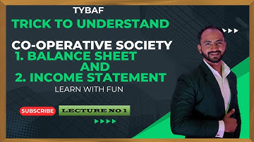 #2 Final Accounts for Co-operative Society | Financial Accounting | TYBAF | Siraj Shaikh | MCOM SEM3