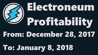 Electroneum Profitability 122817 - 1818 The Crypto Knights