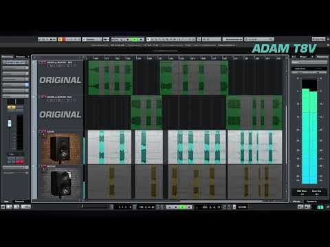 Студийные мониторы Adam T8V vs Mackie MR824 активные двухполосные