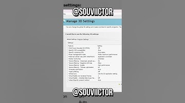 Best NVIDIA Control Panel Settings for MAX FPS in Games