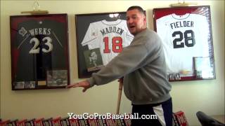 How to keep your front shoulder from flying open when hitting in baseball