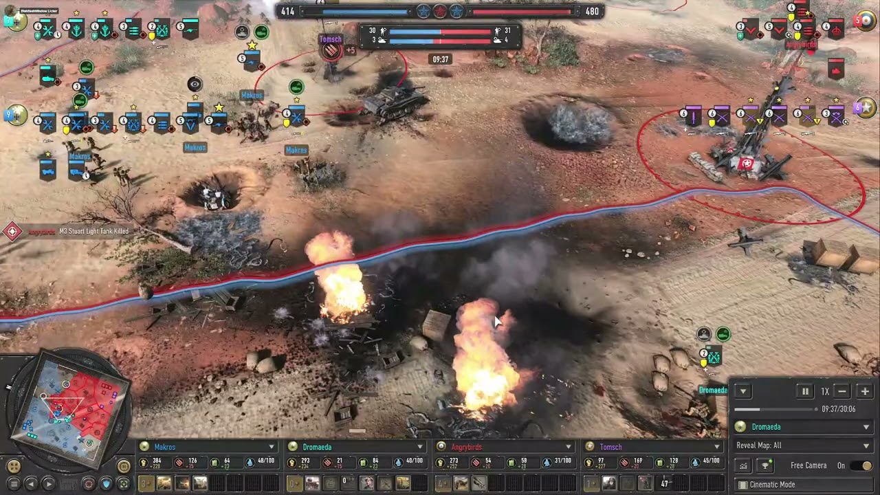 CoH3! 2v2 Makros&Dromeada vs Angrybirds&Tomsch