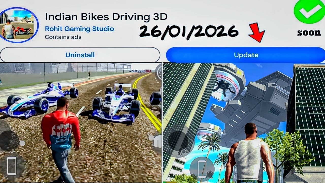 Indian Bike Driving 3D || AllCheat Codes || Live On || 