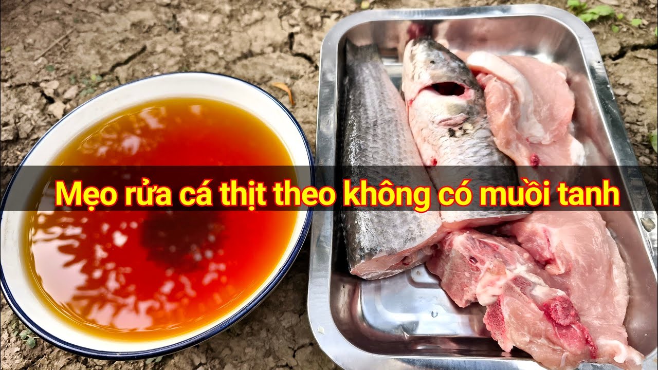 Mẹo- Rửa Cá- Thịt Heo- Không Có Muồi Tanh #NamHauGiamg
