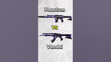 Why Phantom is BETTER than Vandal in Valorant #valorant