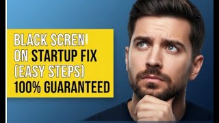 pc won't boot ? 💻 black screen on startup fix (easy steps) 100% guaranteed #blackscreentips