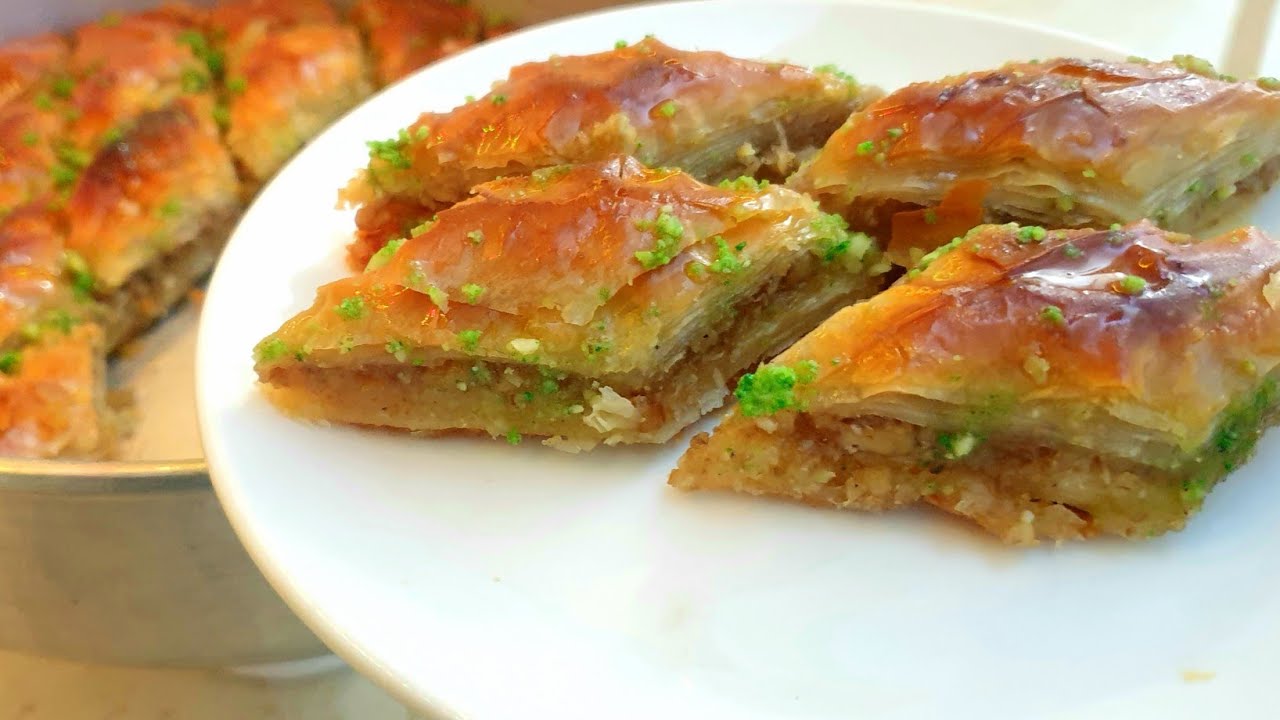 عمل البقلاوه في البيت بابسط واطيب طريقه من قناة هم هم 