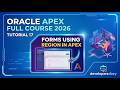 Oracle APEX Full Course 2026 - Tutorial 17 | Forms using Region in APEX by Murtaza #developersdiary