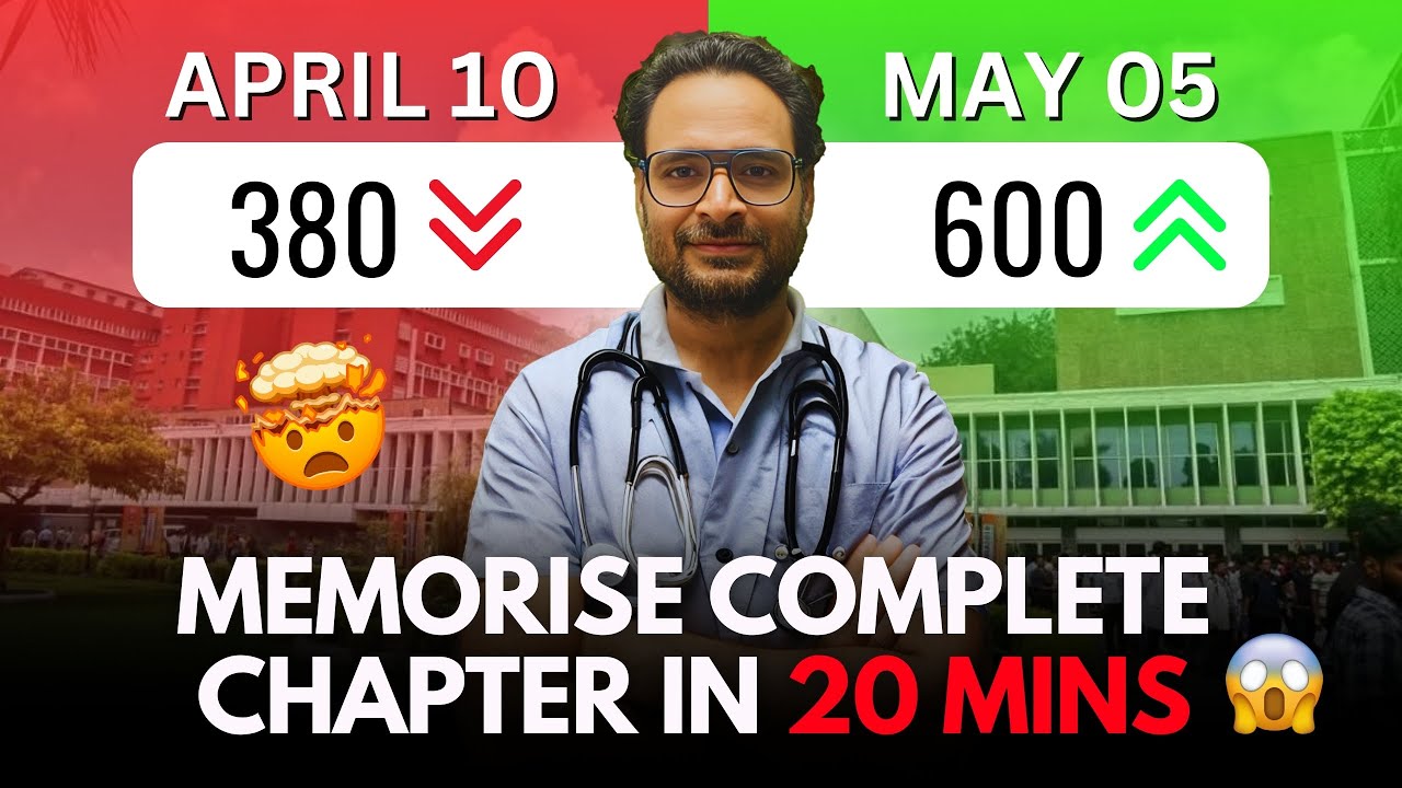 Scientific Revision Strategy For NEET 2024 | Last 20 Days Effective ...