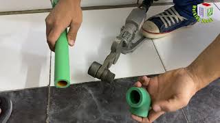 How to make PPR Pipe Joint With Heater Gun