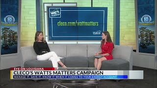 Cleco's Watt Matters Summer Campaign