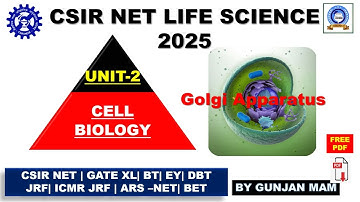 CSIR NET LIFE SCIENCE CELL BIOLOGY |CELL BIOLGY LECTURE FOR CSIR NET |CELL BIOLOGY CSIR NET L.SCIEN.