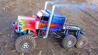 RC ADVENTURES - OPTiMUS OVERKiLL - ROLL OUT! 6x6x6 BiG RiG Transformers Tribute Semi Truck